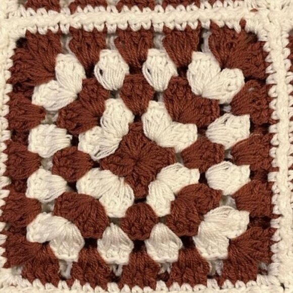 MARINE LAYER Women's Celeste Crochet Mini Dress Brown White Square Neck Med NWT - Picture 9 of 16